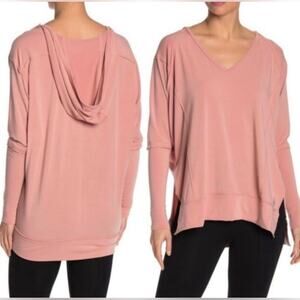 Free People Soul Circle Hooded Shirt size Medium